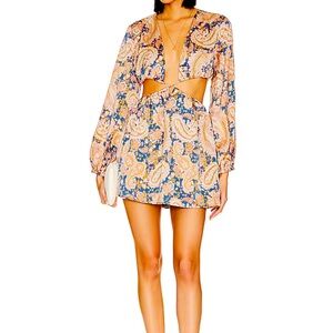 REVOLVE Multicolor Backless Dress